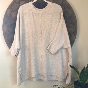 Lou & Grey Poncho Sweater M/L